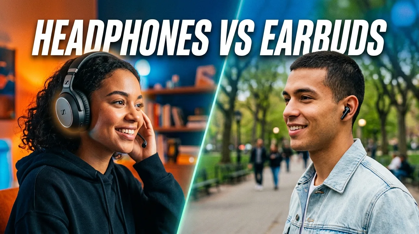 headphones vs earbuds